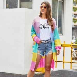 NWT - Amazon Rainbow Sweater - Zesica